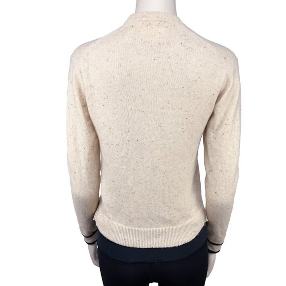 Zadig & Voltaire Cream V-Neck Sweater - Picture 7 of 12